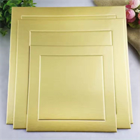 Cardboard cake tray square